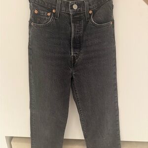 Levi’s Black Straight Jeans